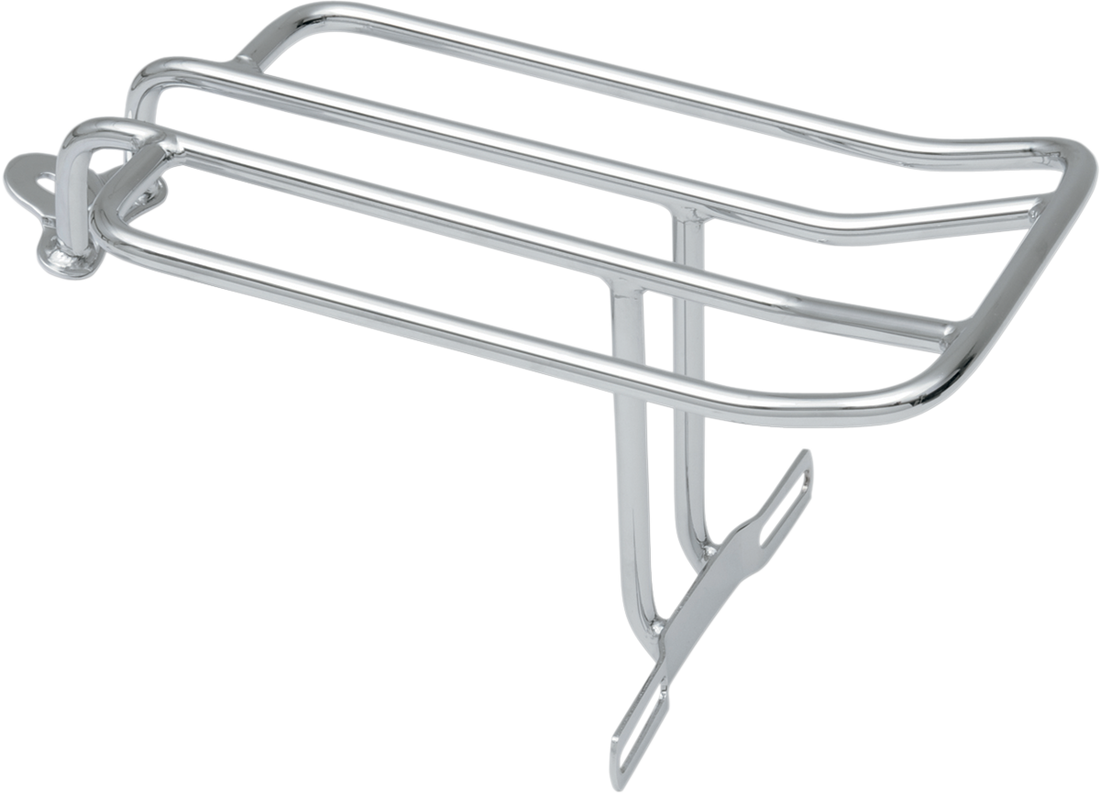 1510-0158 - DRAG SPECIALTIES Luggage Rack - Chrome - FXD - '06-'17 C77-0079