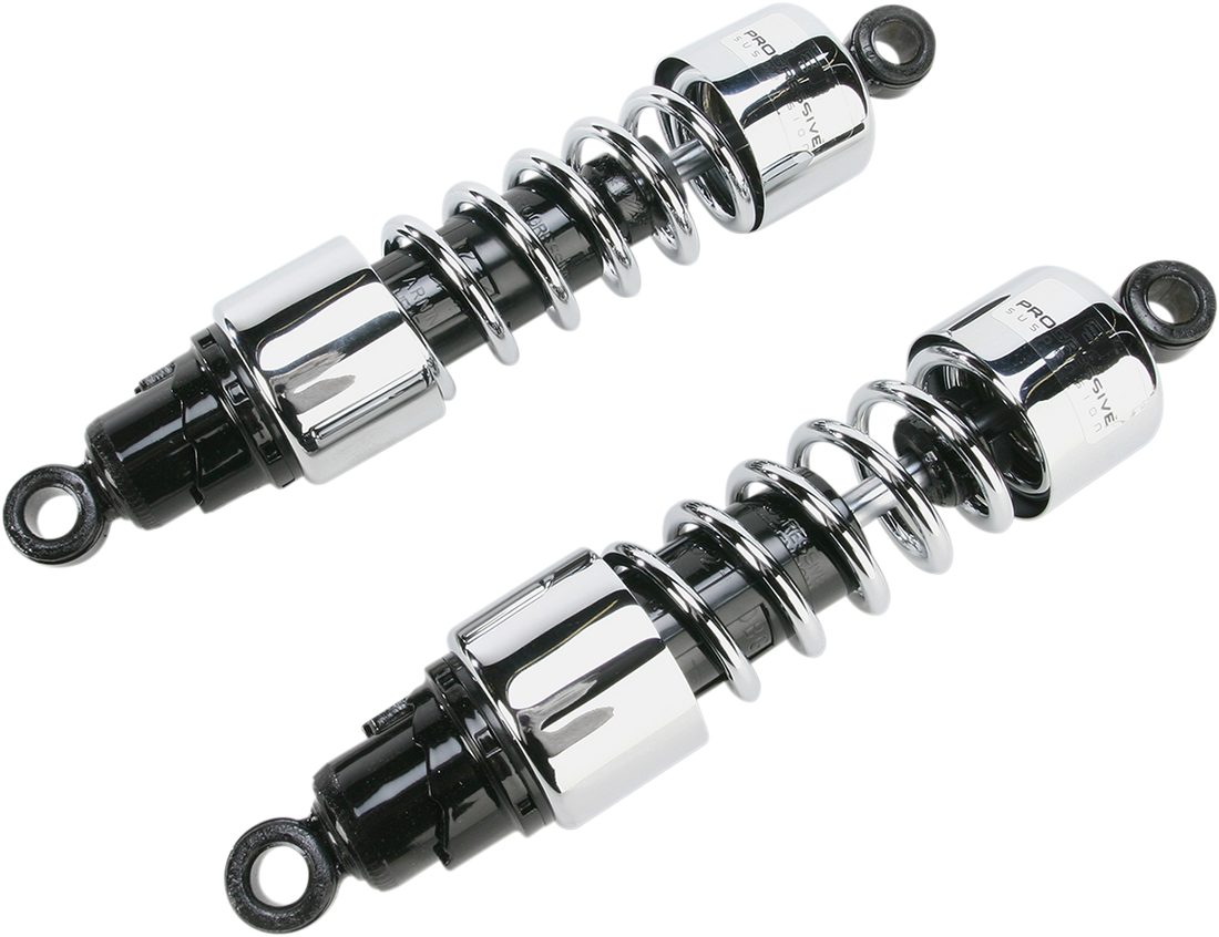 1310-0714 - PROGRESSIVE SUSPENSION Shocks - 412 Cruiser Series - Chrome - 13" - Standard 412-4248C