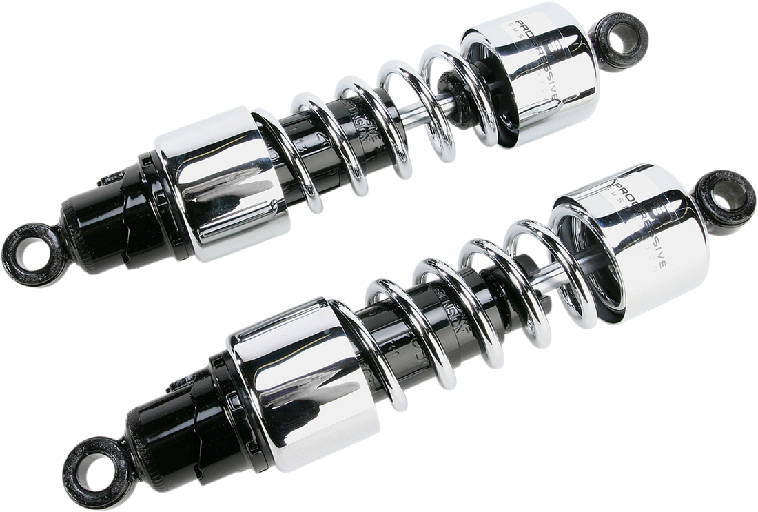 1310-0715 - PROGRESSIVE SUSPENSION Shocks - 412 Cruiser Series - Chrome - 13" - Standard 412-4249C