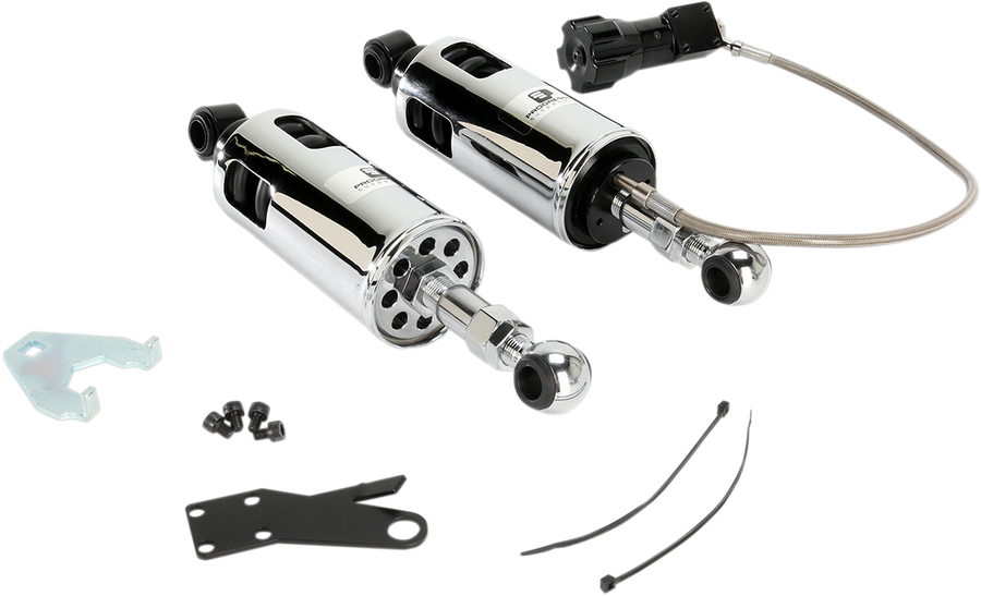 PROGRESSIVE SUSPENSION 422 Series Shocks with Rap - Chrome - Standard 422-4103C