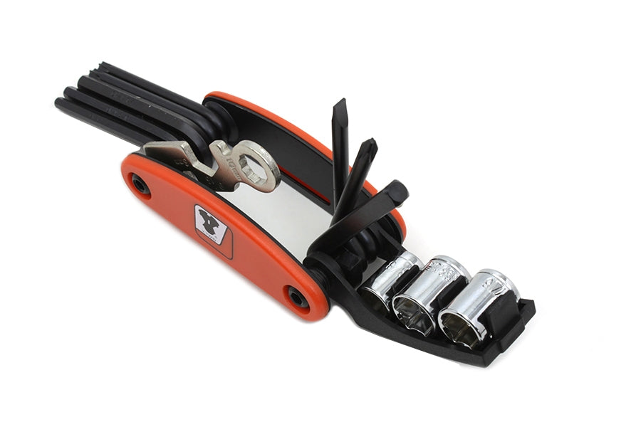 16-0078 - 13 in 1 Folding Tool Kit by Motorshop