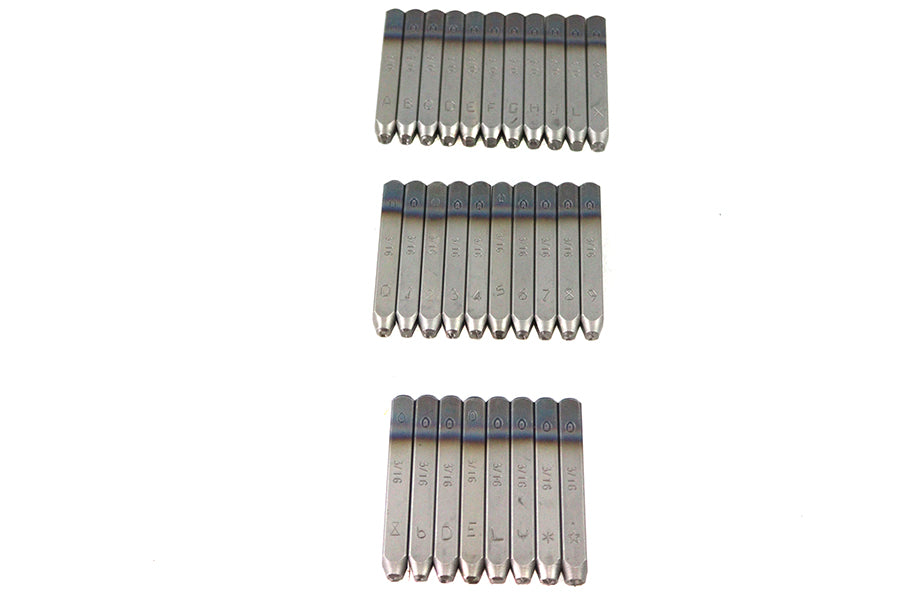 16-0423 - Motor Number Stamp Set by Motorshop