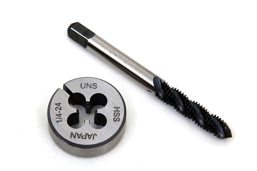 16-1263 - 1/4 x 24  Tap and Die Tool Set by Motorshop