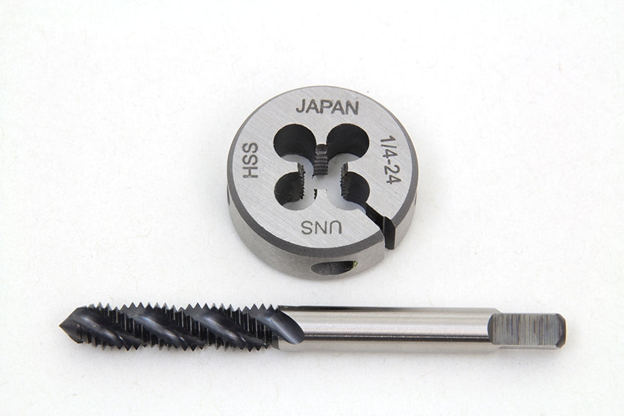 16-1263 - 1/4 x 24  Tap and Die Tool Set by Motorshop