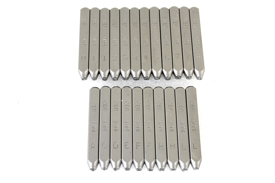 16-1264 - Motor Number Stamp Set by Motorshop