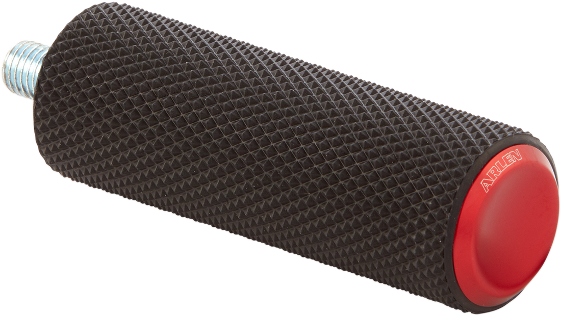 1602-1296 - ARLEN NESS Shift Peg - Knurled - Red 07-948