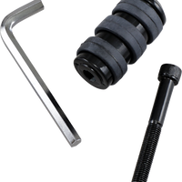 1603-0350 - DRAG SPECIALTIES Soft-Ride Shift Peg - Small - Black 361032