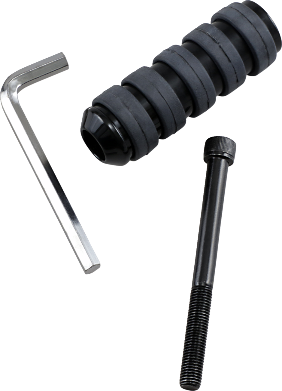 1603-0351 - DRAG SPECIALTIES Soft-Ride Shift Peg - Large - Black 362046