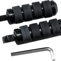 1603-0353 - DRAG SPECIALTIES Soft-Ride Footpeg - Black - Small 361043