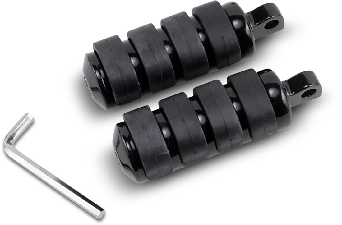 1603-0353 - DRAG SPECIALTIES Soft-Ride Footpeg - Black - Small 361043