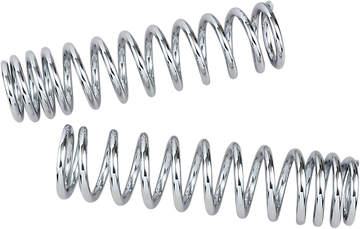 PROGRESSIVE SUSPENSION Shock Springs - 12/412-Series - Chrome - 120-170 lb/in 03-1365C