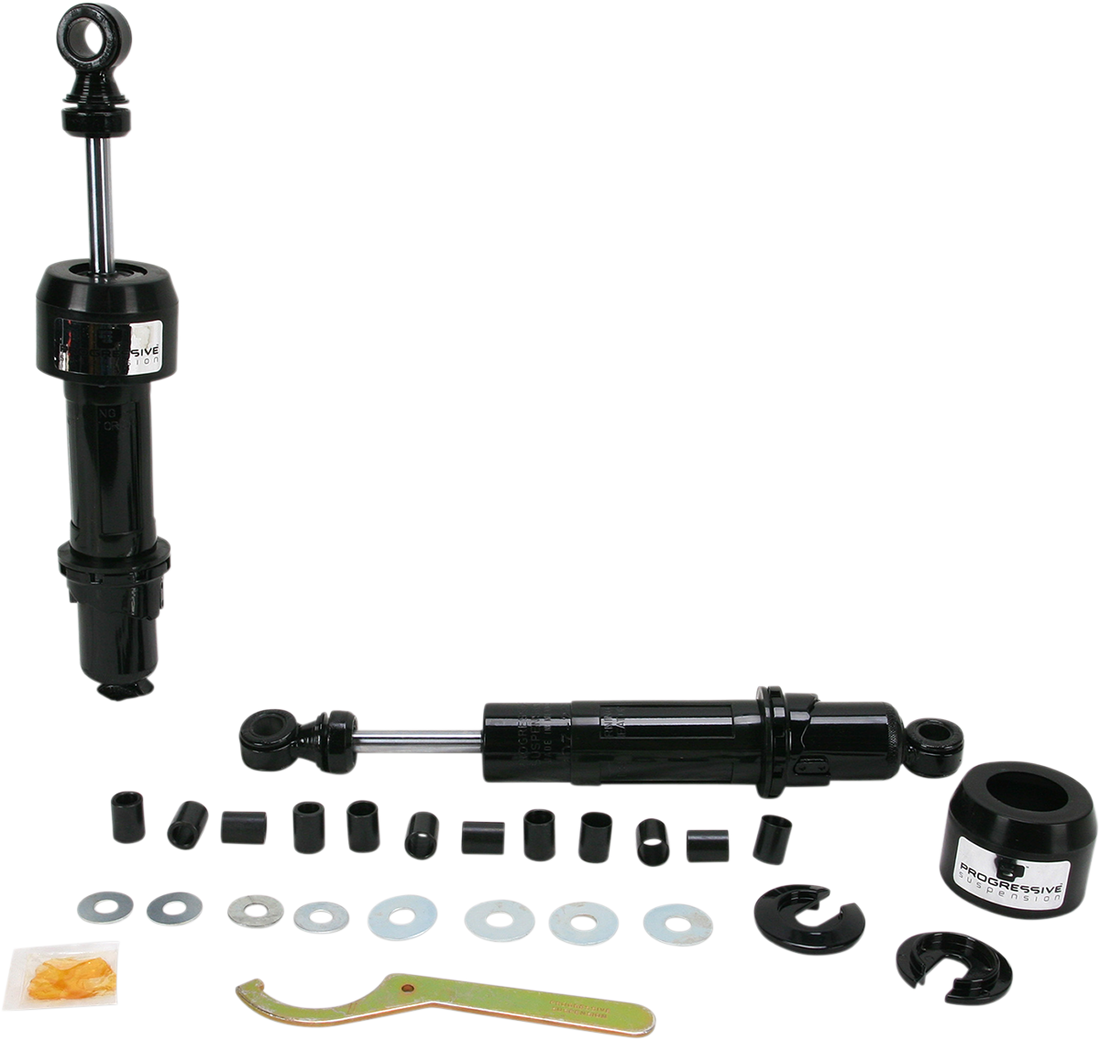 PS-1207BG - PROGRESSIVE SUSPENSION Shocks - 12-Series - Black - 13.5" 12-1207B