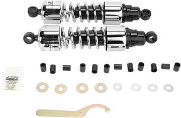 PROGRESSIVE SUSPENSION Shocks - 412 Cruiser Series - Chrome - 13" - Standard/Heavy Duty 412-4210C