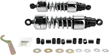 PROGRESSIVE SUSPENSION Shocks - 412 Cruiser Series - Chrome - 13" - Standard/Heavy Duty 412-4211C