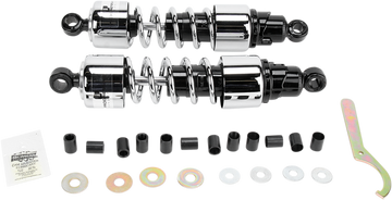 PROGRESSIVE SUSPENSION Shocks - 412 Cruiser Series - Chrome - 13" - Standard/Heavy Duty 412-4212C