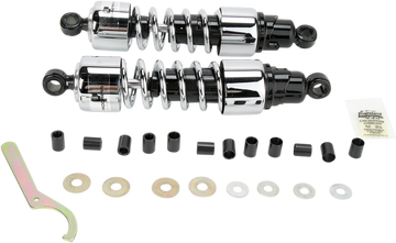 PROGRESSIVE SUSPENSION Shocks - 412 Cruiser Series - Chrome - 13" - Standard/Heavy Duty 412-4221C