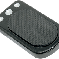 1610-0134 - DRAG SPECIALTIES Brake Pedal Pad - Chrome 1610-0134