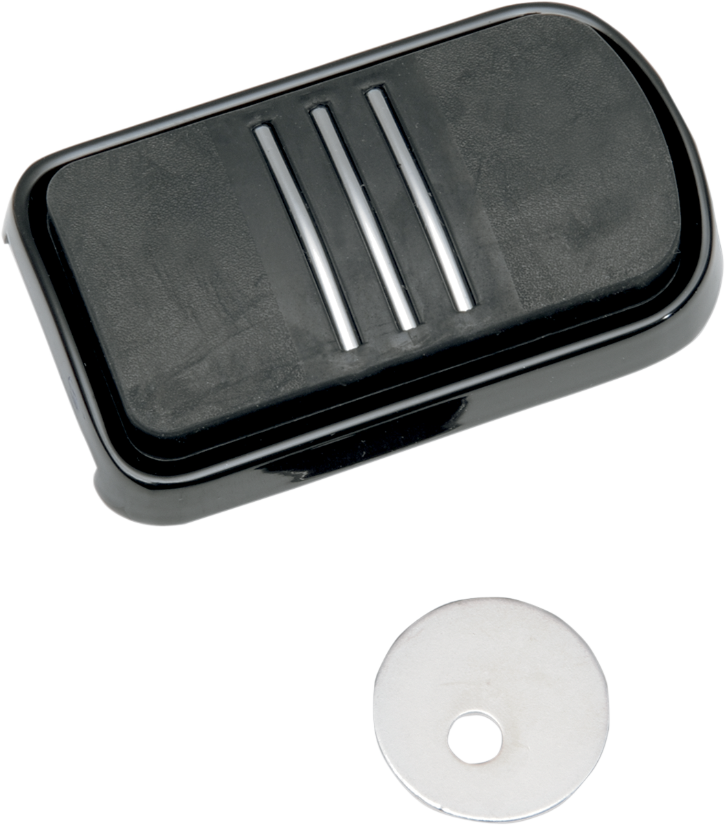 1611-0033 - DRAG SPECIALTIES Sweeper Brake Pedal - Black B35-0221B