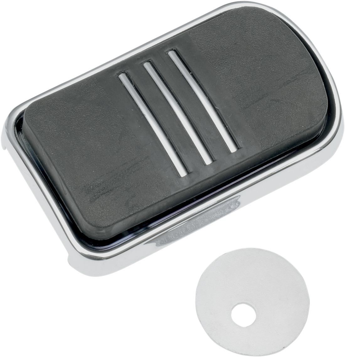 1611-0033 - DRAG SPECIALTIES Sweeper Brake Pedal - Black B35-0221B