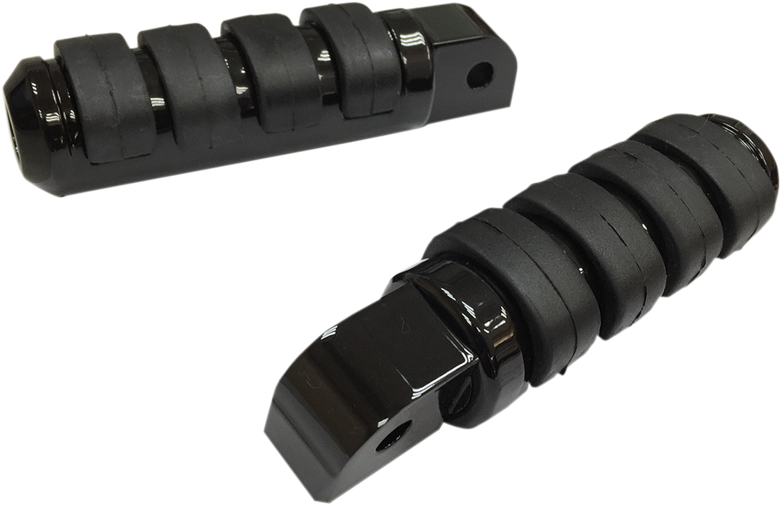 1620-1848 - DRAG SPECIALTIES Passenger Soft-Ride Black Foot Pegs - Softail P17-0341ISGB