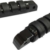 1620-1848 - DRAG SPECIALTIES Passenger Soft-Ride Black Foot Pegs - Softail P17-0341ISGB
