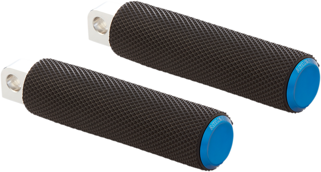 1620-1964 - ARLEN NESS Footpegs - Knurled - Blue 07-937