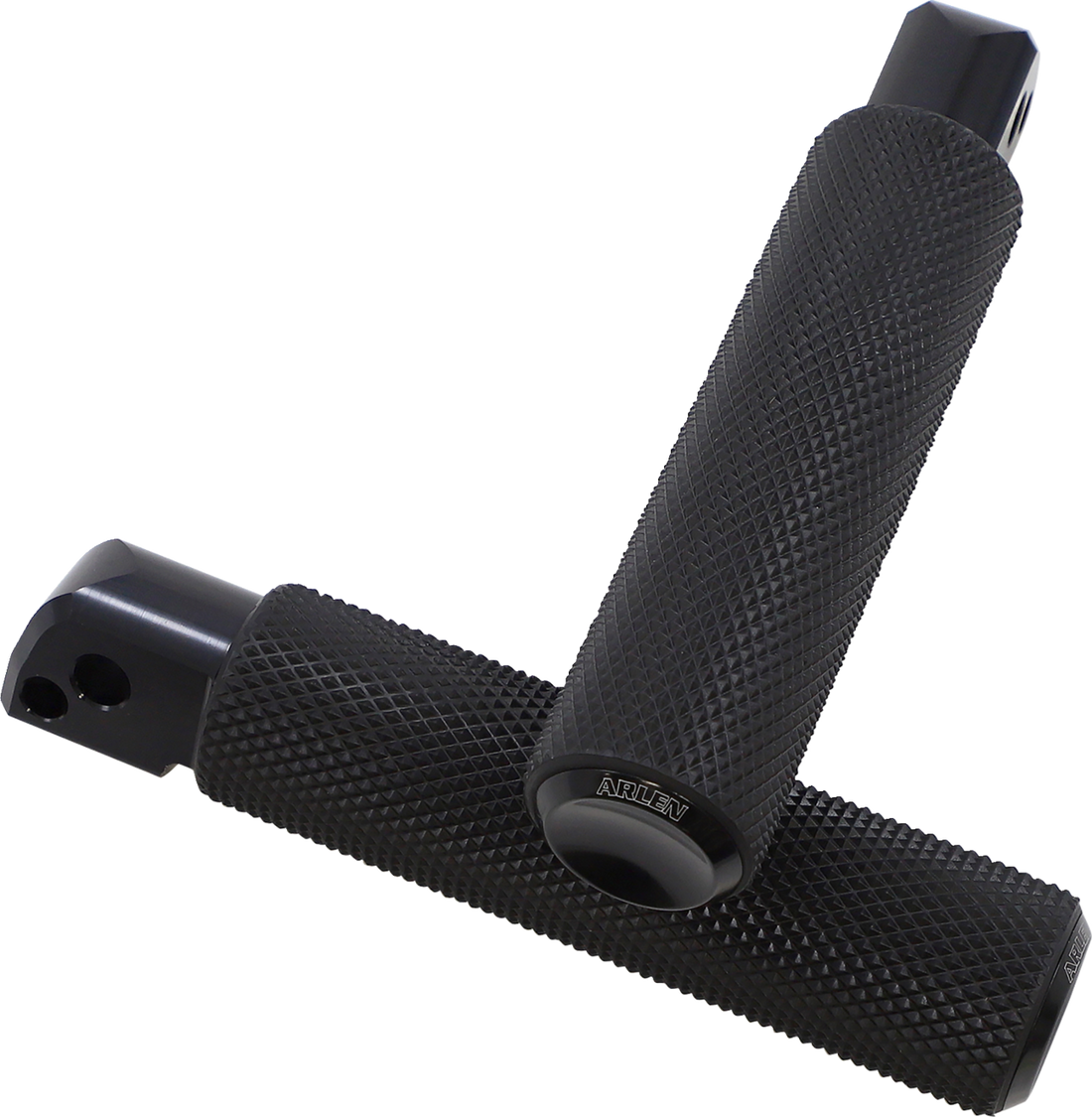 1620-1970 - ARLEN NESS Passenger Knurled Footpegs - Black - FLDE 07-943