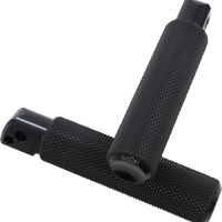 1620-1970 - ARLEN NESS Passenger Knurled Footpegs - Black - FLDE 07-943