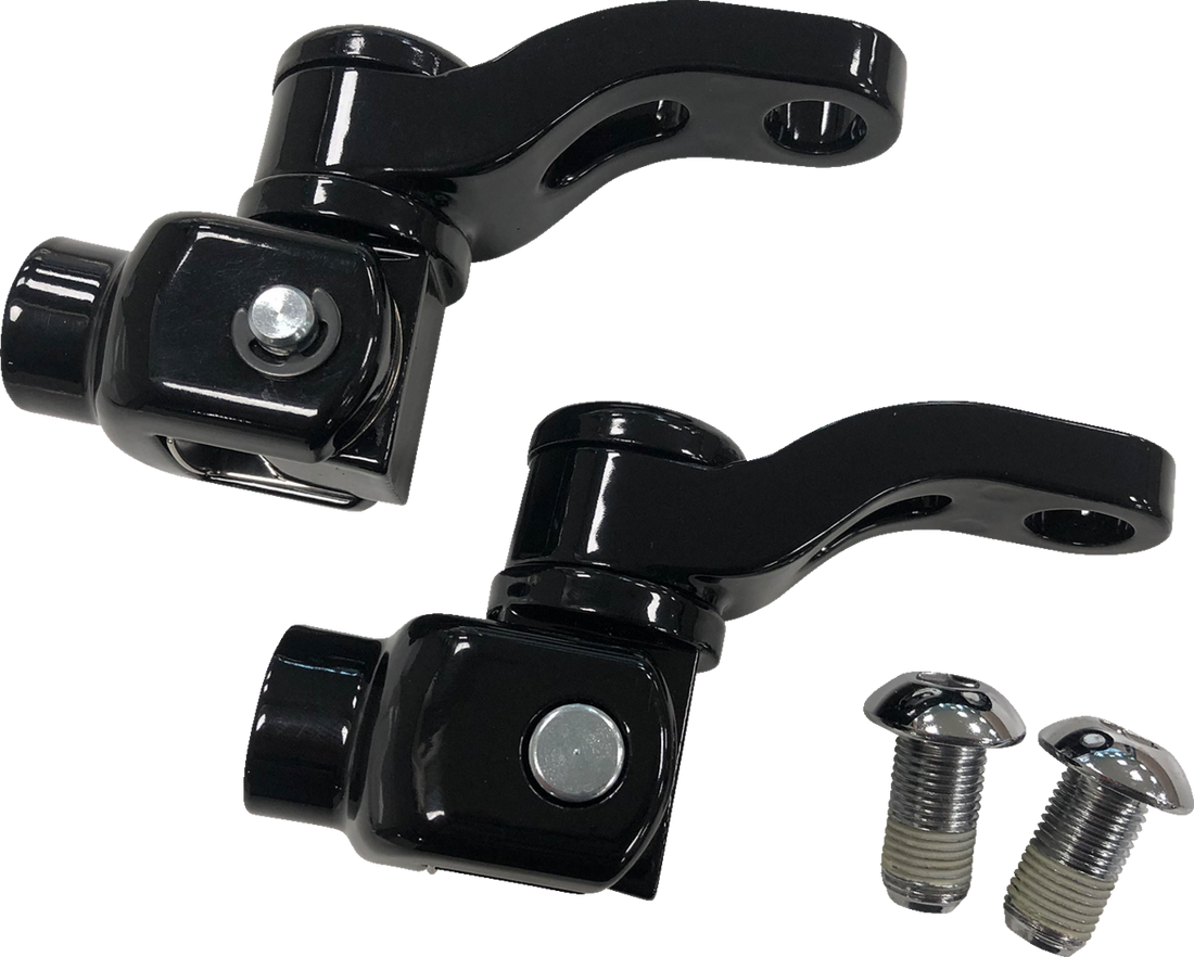 1620-2477 - DRAG SPECIALTIES Passenger Peg Mount - Adjustable - Black 78561B