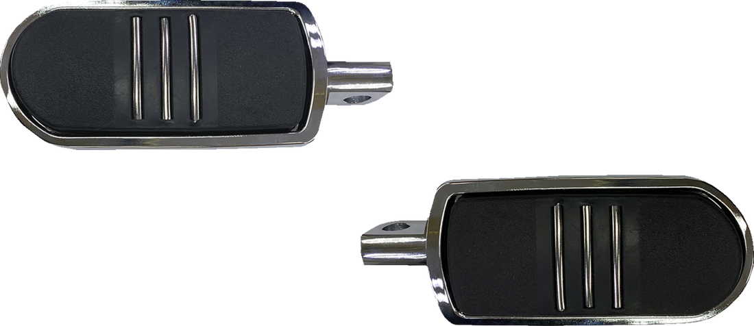 1620-2479 - DRAG SPECIALTIES Sweeper Foot Pegs - Chrome - FX P17-0346C