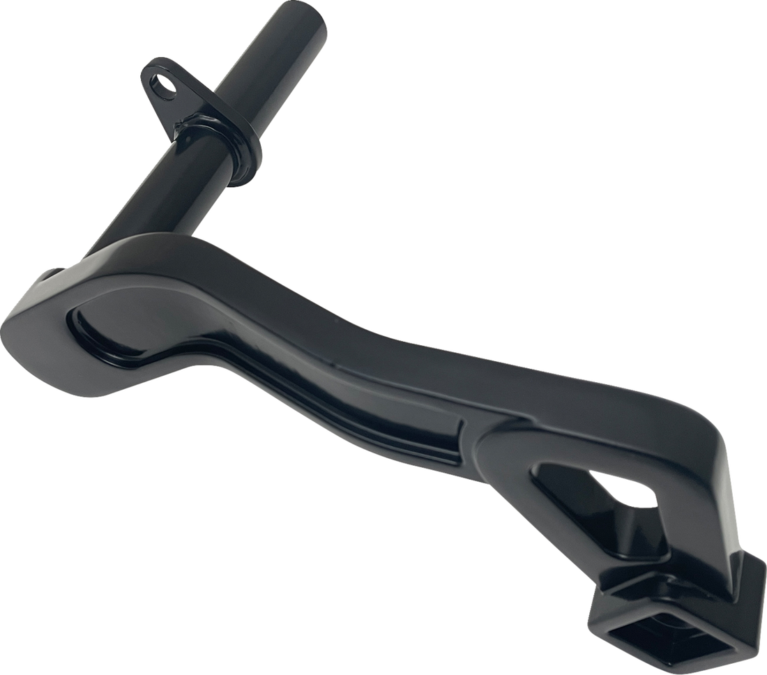 1620-2505 - DRAG SPECIALTIES Passenger Peg Mount - Left Mounting Bracket - Black - FXD P17-0490GB
