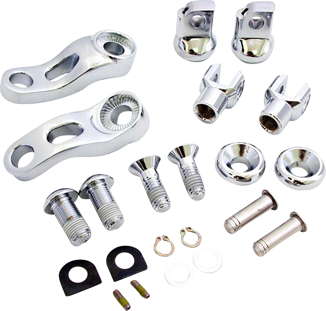 1620-2512 - DRAG SPECIALTIES Passenger Peg Mount - Adjustable - Chrome 63190