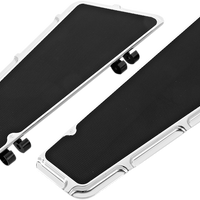 1621-0495 - ARLEN NESS Driver Floorboards - Black - Beveled 15-410
