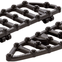 1621-0942 - ARLEN NESS MX Driver Floorboards - Black 06-891
