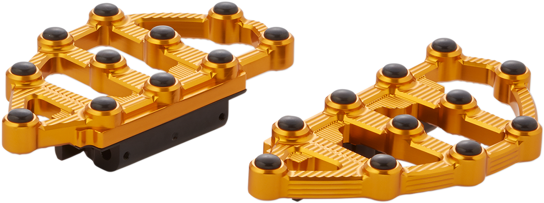 1621-0950 - ARLEN NESS MX Passenger Floorboards - Gold 06-899