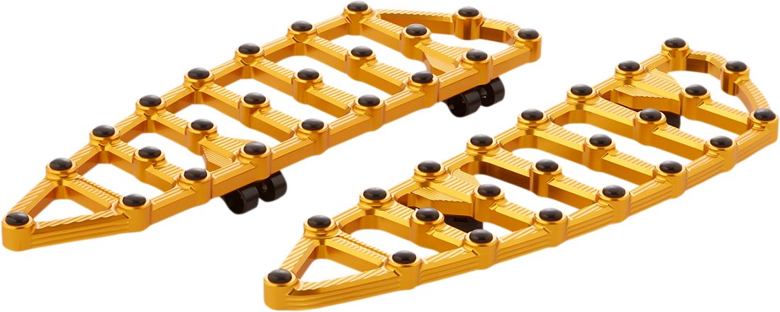 1621-1015 - ARLEN NESS MX Driver Floorboards - Gold 410-010