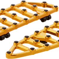 1621-1015 - ARLEN NESS MX Driver Floorboards - Gold 410-010