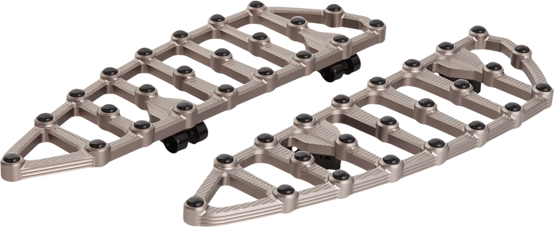 1621-1018 - ARLEN NESS MX Driver Floorboards - Titanium 410-013