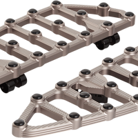 1621-1018 - ARLEN NESS MX Driver Floorboards - Titanium 410-013