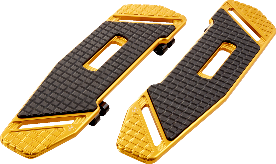 1621-1166 - ARLEN NESS SpeedLiner Floorboards - Driver - Gold 410-035