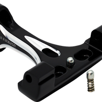 1621-1173 - ARLEN NESS Forged Floorboard Mounts - Passenger - Black 410-033