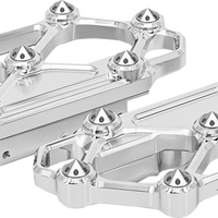 1621-1219 - ARLEN NESS Diamond Floorboards - Passenger - Chrome 410-059