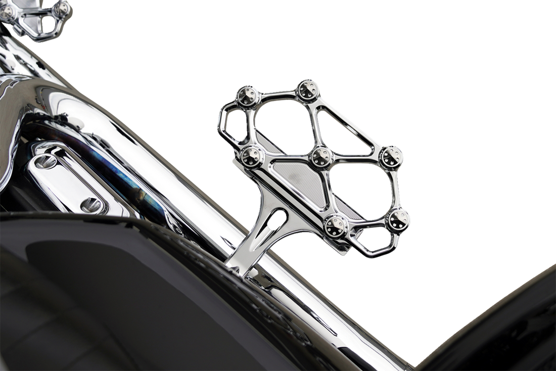 1621-1219 - ARLEN NESS Diamond Floorboards - Passenger - Chrome 410-059