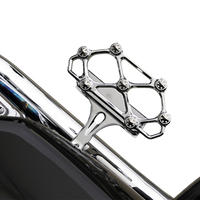 1621-1219 - ARLEN NESS Diamond Floorboards - Passenger - Chrome 410-059