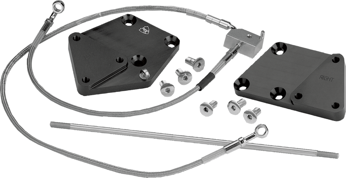 1622-0444 - ARLEN NESS Forward Control Extension Kit - 3" - ABS 07-616