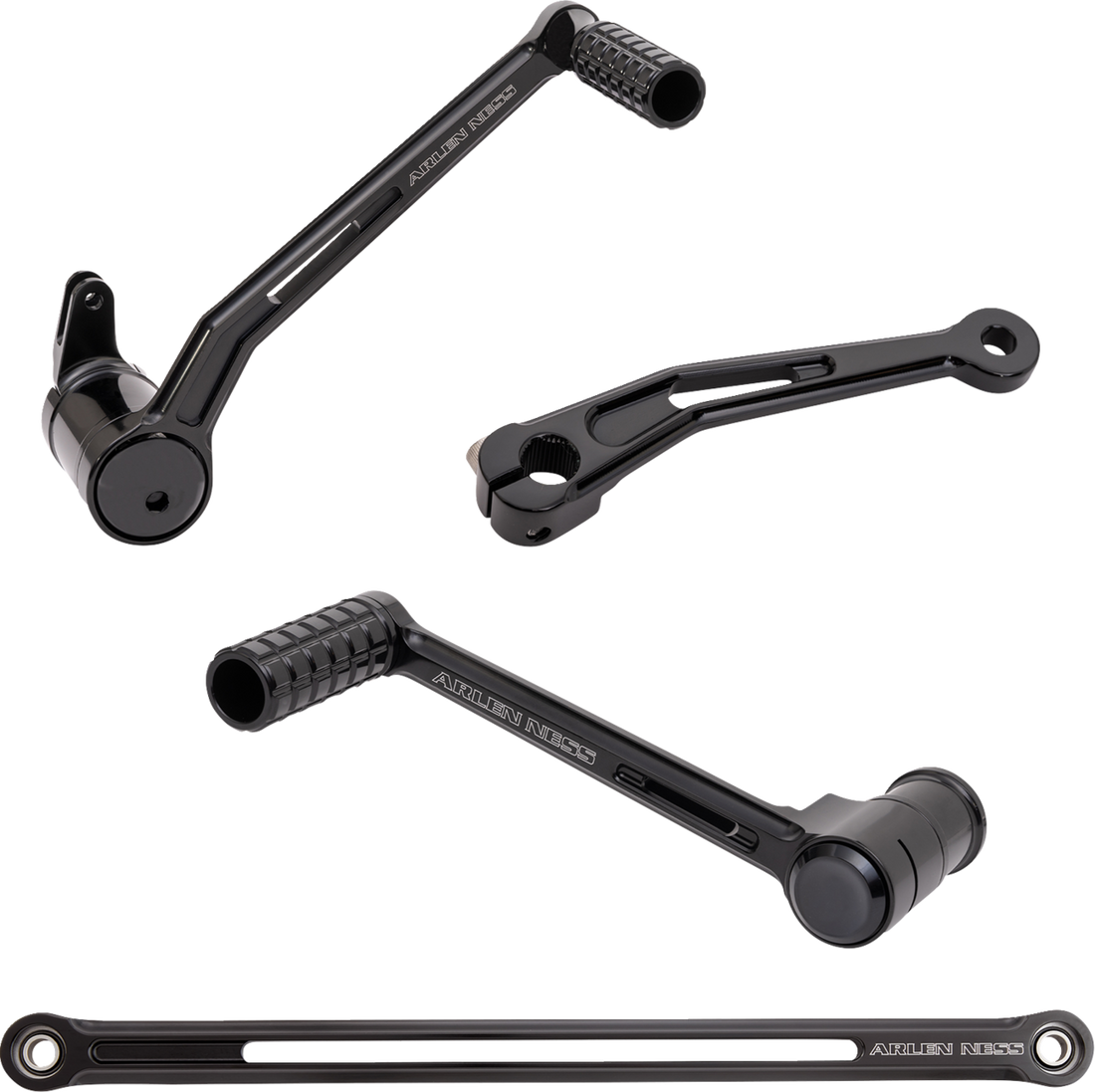 1623-0557 - ARLEN NESS Speedliner Foot Control Kit w/ Toe Shifter - Solo - Black 420-103