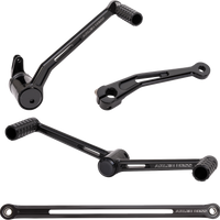 1623-0557 - ARLEN NESS Speedliner Foot Control Kit w/ Toe Shifter - Solo - Black 420-103
