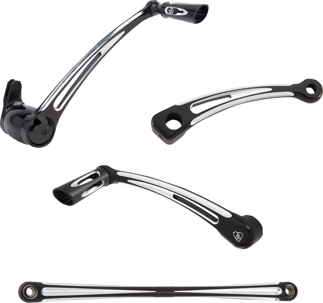 1623-0562 - ARLEN NESS Deep Cut Foot Control Kit w/ Toe Shifter - Chrome 420-109