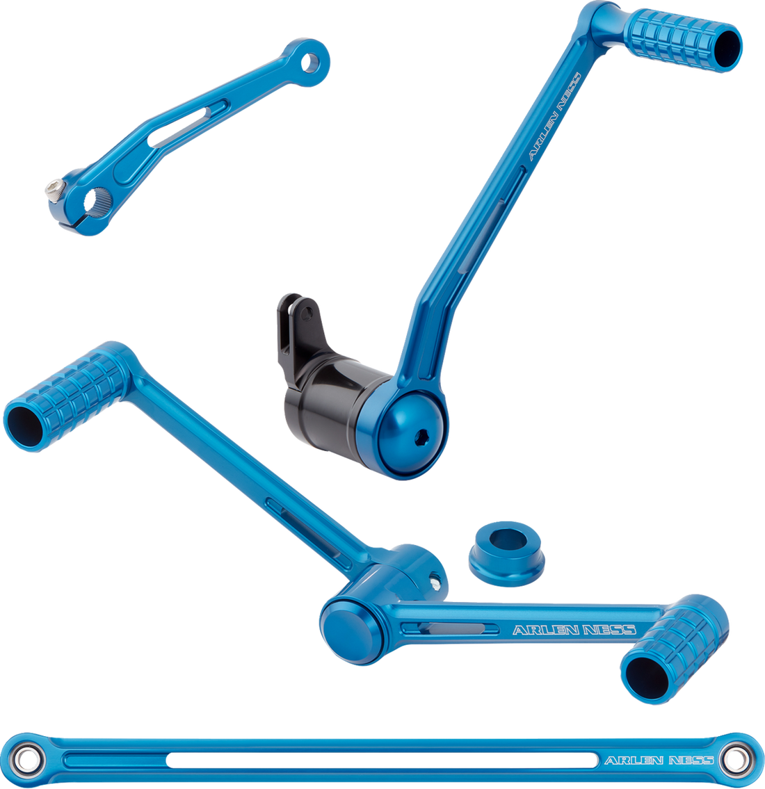 1623-0603 - ARLEN NESS SpeedLiner Foot Control Kit w/ Heel/Toe Shifter - Blue 420-132