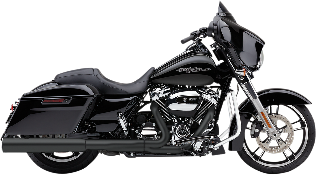 1801-1028 - COBRA Power Flo Mufflers for '95-'16 FL - Black 6215RB